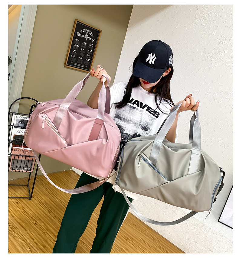 Unisex Streetwear Solid Color Oxford Cloth RFID Travel Bags display picture 6