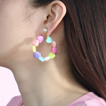 2021韓版韓式新款耳釘氣質百搭優雅甜美可愛耳環花朵星星球球耳環