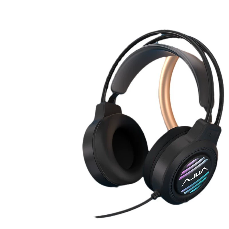狼蛛 S606 проводные компьютерные наушники гарнитура для киберспорта Gaming RGB подсветка шумоподавление