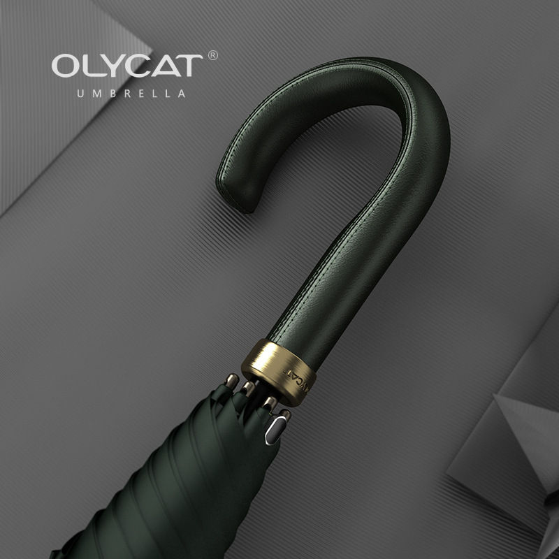 OLYCAT automatic straight pole umbrella men and women business wind…