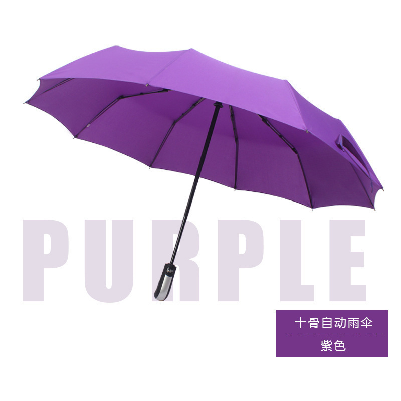 全自动雨伞男士加固防风 24骨超大双人黑胶防晒遮阳伞 晴雨两用伞|undefined