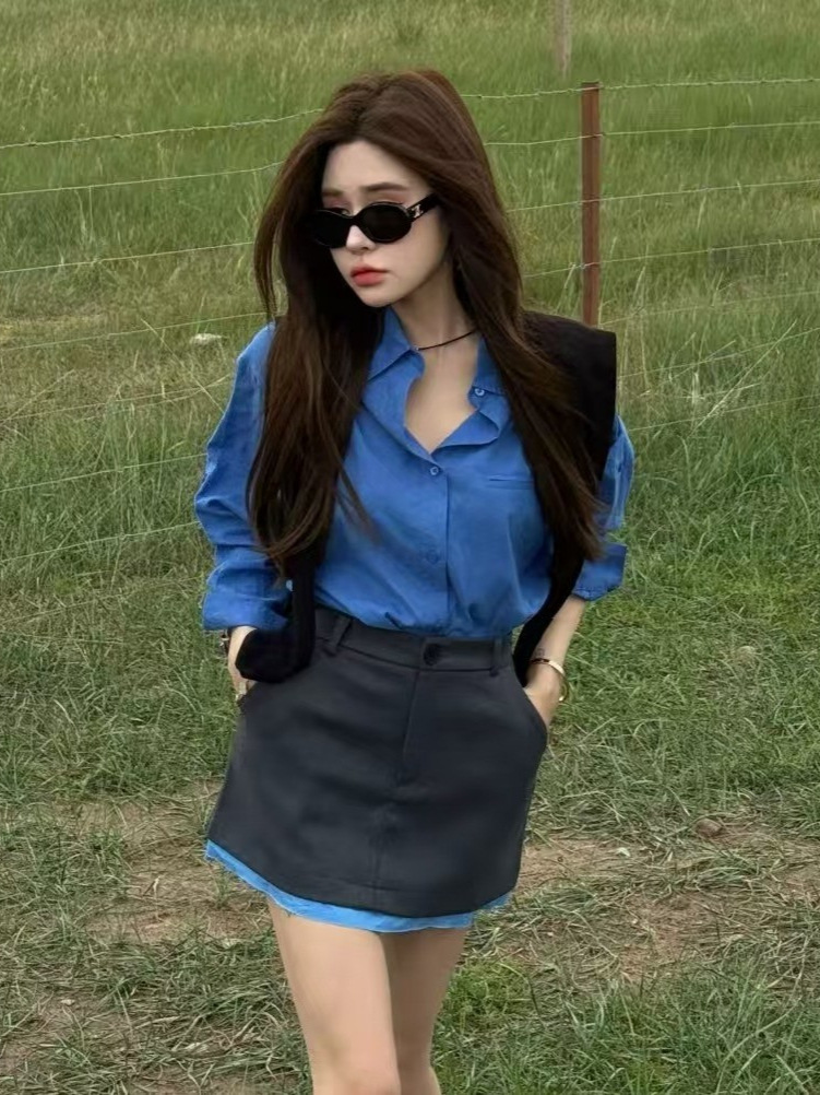 Mina's Prairie Kimono Yubka və Şal Dəsti