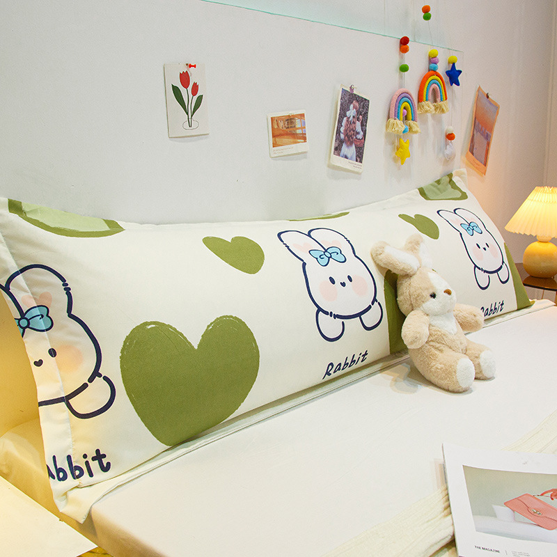 Funda De Almohada doble funda de almohada larga 1 m1.2 M 1,5 m 1,8 m funda de almohada pareja funda de almohada alargada algodón no puro