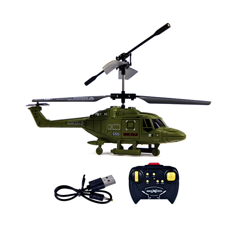Army green armed helicopter