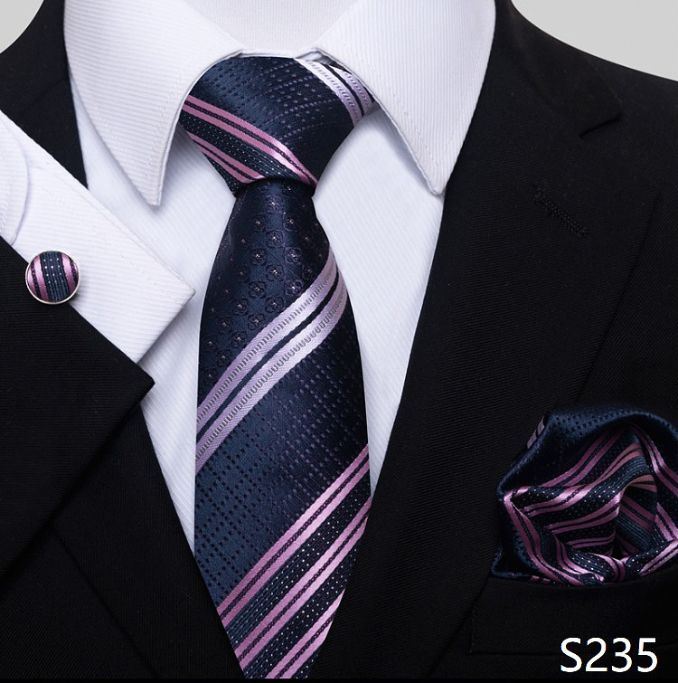 أسلوب بسيط منقوشة الكاجو الحرير البوليستر رجال ربطة عنق display picture 70