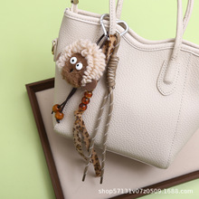 编织绳款可爱玩偶挂件miu系包包挂饰汽车匙扣装饰送闺蜜礼物女