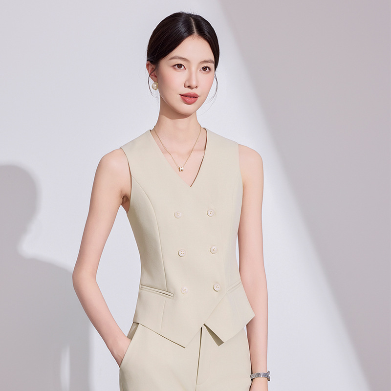Single piece apricot vest