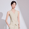Single piece apricot vest
