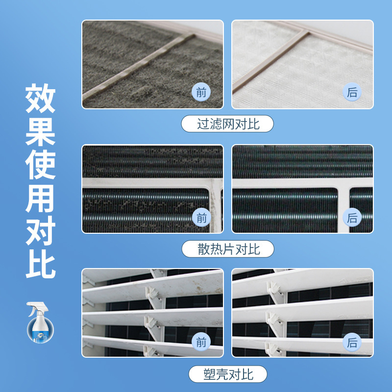 立管家エアコン洗浄剤除味剤家庭用吊り式キャビネット式洗浄剤が強力に汚れを落として洗浄しない|undefined