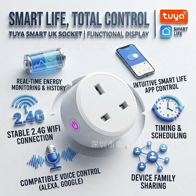intelligence socket wireless WIFI gateway Remote Control switch Voice Timing Close Electricity consumption Statistics