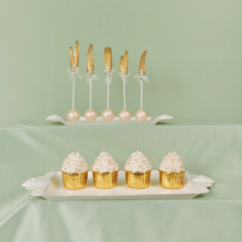 欧式复古白色甜品台摆件婚礼摆台装饰展示架纸杯蛋糕架子茶歇托盘