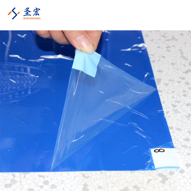 Dust-free workshop disposable door industrial pe sticky dust removal sole dust-proof mat removable sticky dust mat