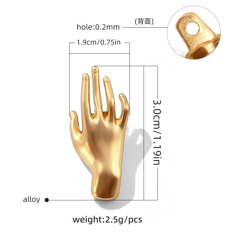 Nuevos botones de trajes de baño de playa transfronterizos metal dorado botones decorativos irregulares DIY accesorios de ropa maleta