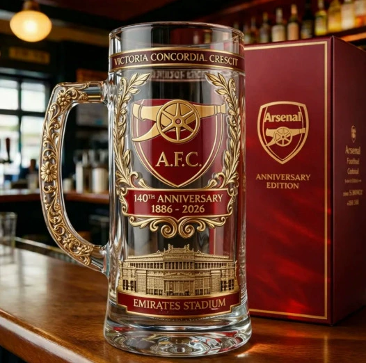 [跨境新品 Commemorative Draft beer cup球队纪念啤酒杯]