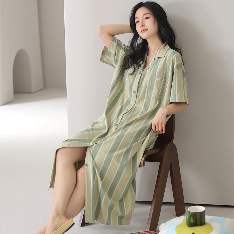 Pijama de verano para mujeres 2025 nuevo algodón de manga corta sexy para mujeres de verano traviesas pijamas de embarazo para mujeres de verano