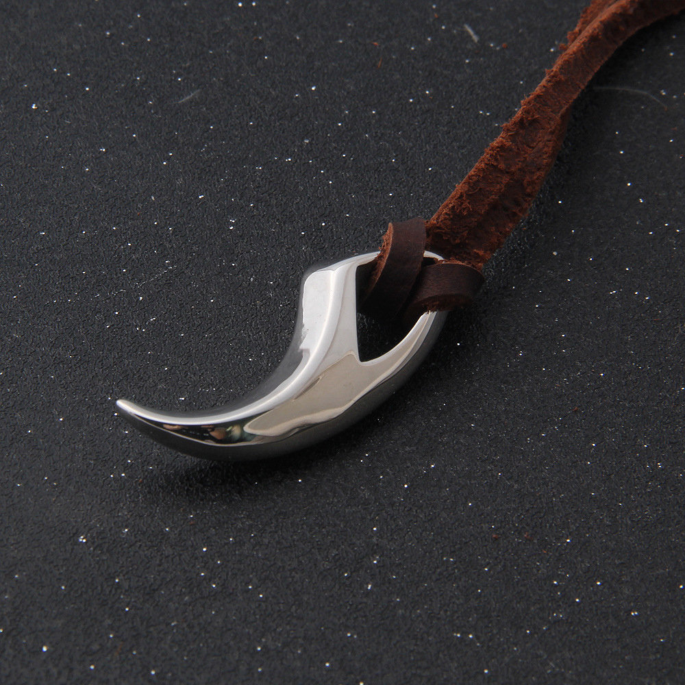 Wolf Tooth Pendant Necklace Image 4