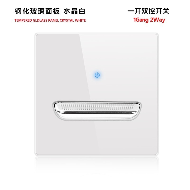 外国貿易トグルリセットスイッチソケット強化ガラスパネルLEDライトEUドイツプラグアメリカ標準フランスプラグロシア英国プラグ|undefined