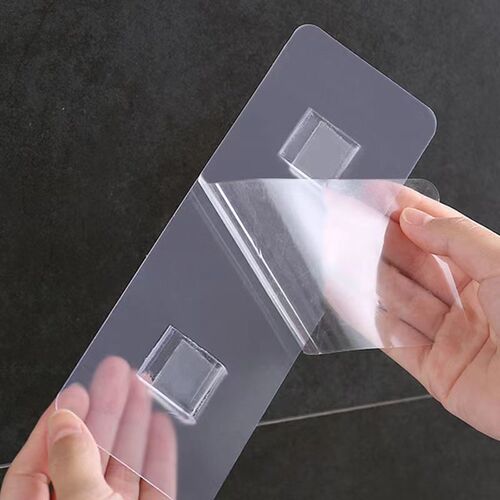 Traceless sticker U-shaped flat hook claw clip without drilling strong hook iron craft display rack wall hanging V-shaped clip accessories factory