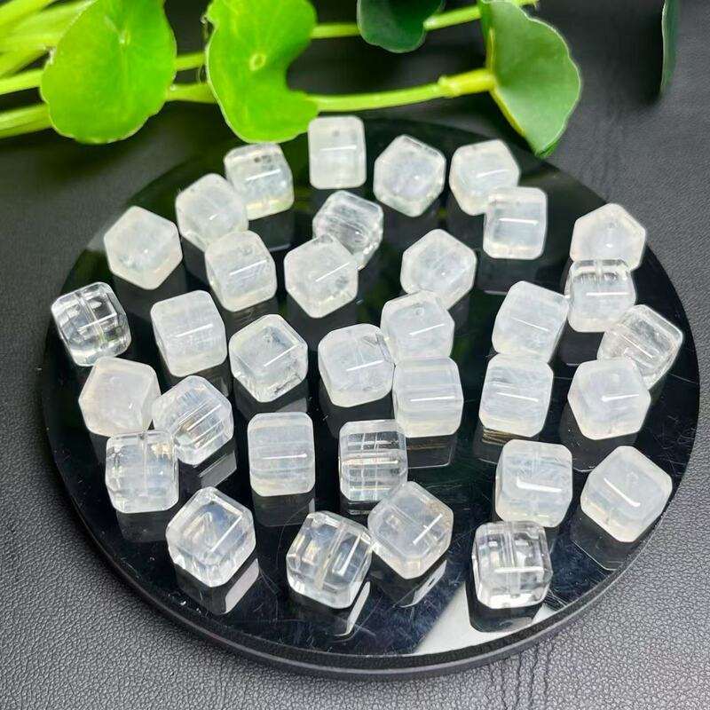 天然水晶双尖diy饰品不规则散珠子粉黄白紫水晶随形手串单珠配件|undefined