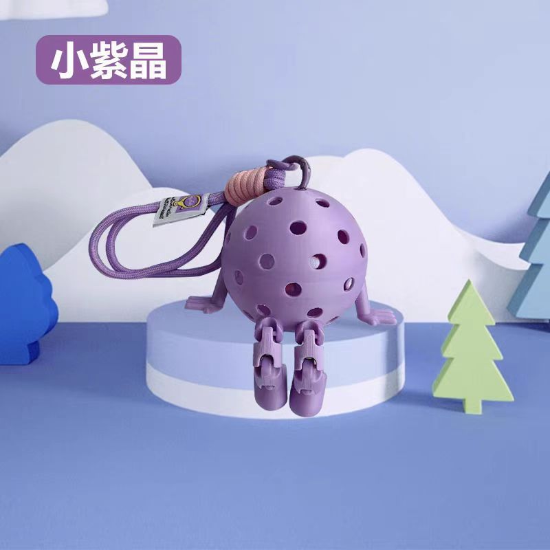 ピックルボールピックルボールイベントコレクションお土産ピックルボールラケットキーホルダーバックパック携帯電話ペンダントペンダント|undefined