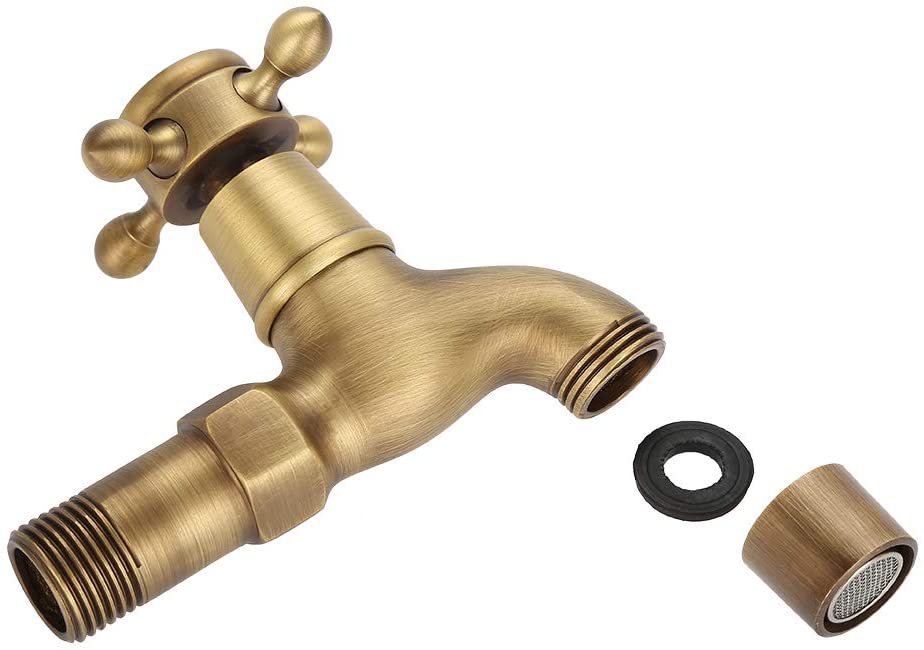 Copper antique European style retro 4 points 6 points single-cooling washing machine faucet mop sink extended faucet faucet nozzle bathroom undefined