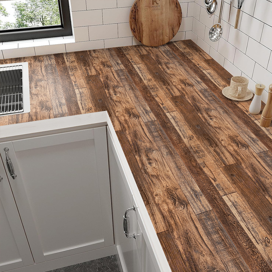 44cm*2000cm Retro Wood Panel Wallpaper – Self Adhesive Rustic Wall Paper For Cozy Farmhouse Interior Design_maomaolike.com