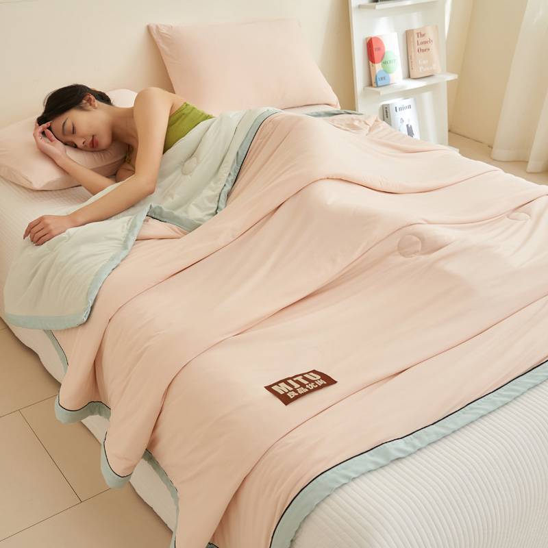 시원한 여름 퀼트 - 핑크 스카이블루