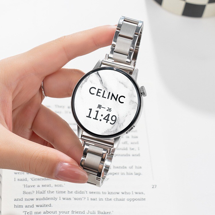 Suitable for Samsung 20/22m Huawei Gt4 Watch Watch3Pro Strap Gt2 Steel Strap Watchgt Ladies Redmi Suitable for Samsung 20/22m Huawei Gt4 Watch Watch3Pro Strap Gt2 Steel Strap Watchgt Ladies Redmi