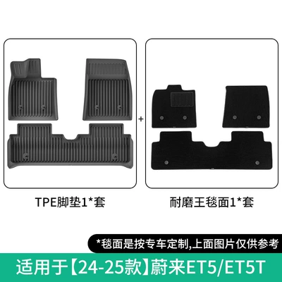 Suitable for 22-25 Models of Modelə uyğun ayaqaltı - 24-25-nio-et5et5t-double-layer-wear-resistant-king-floor-mats-w250002030