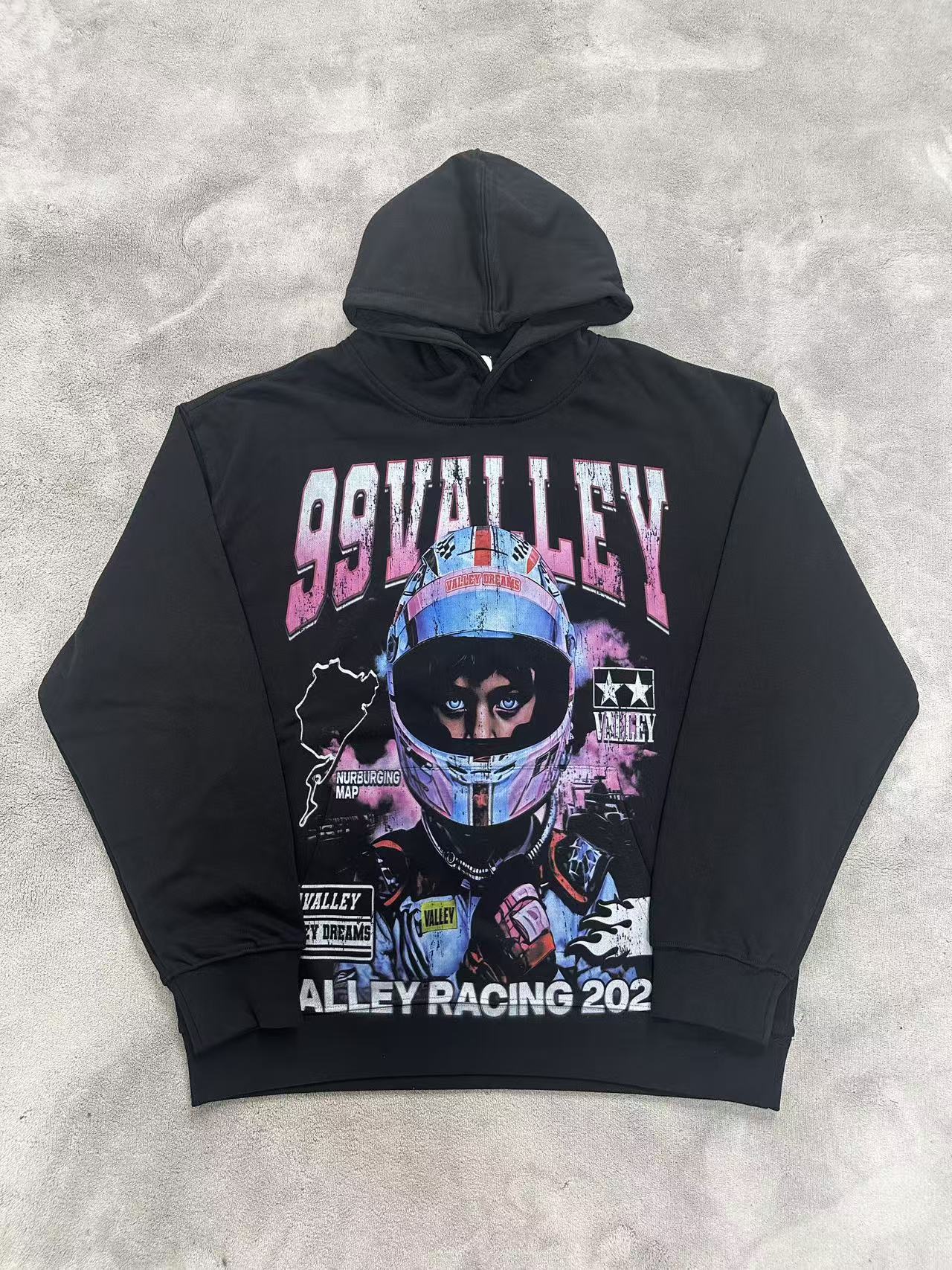 GMABCD Unisex Graphic Print Pullover Hoodie – Relaxed Terry Streetwear - detail 29