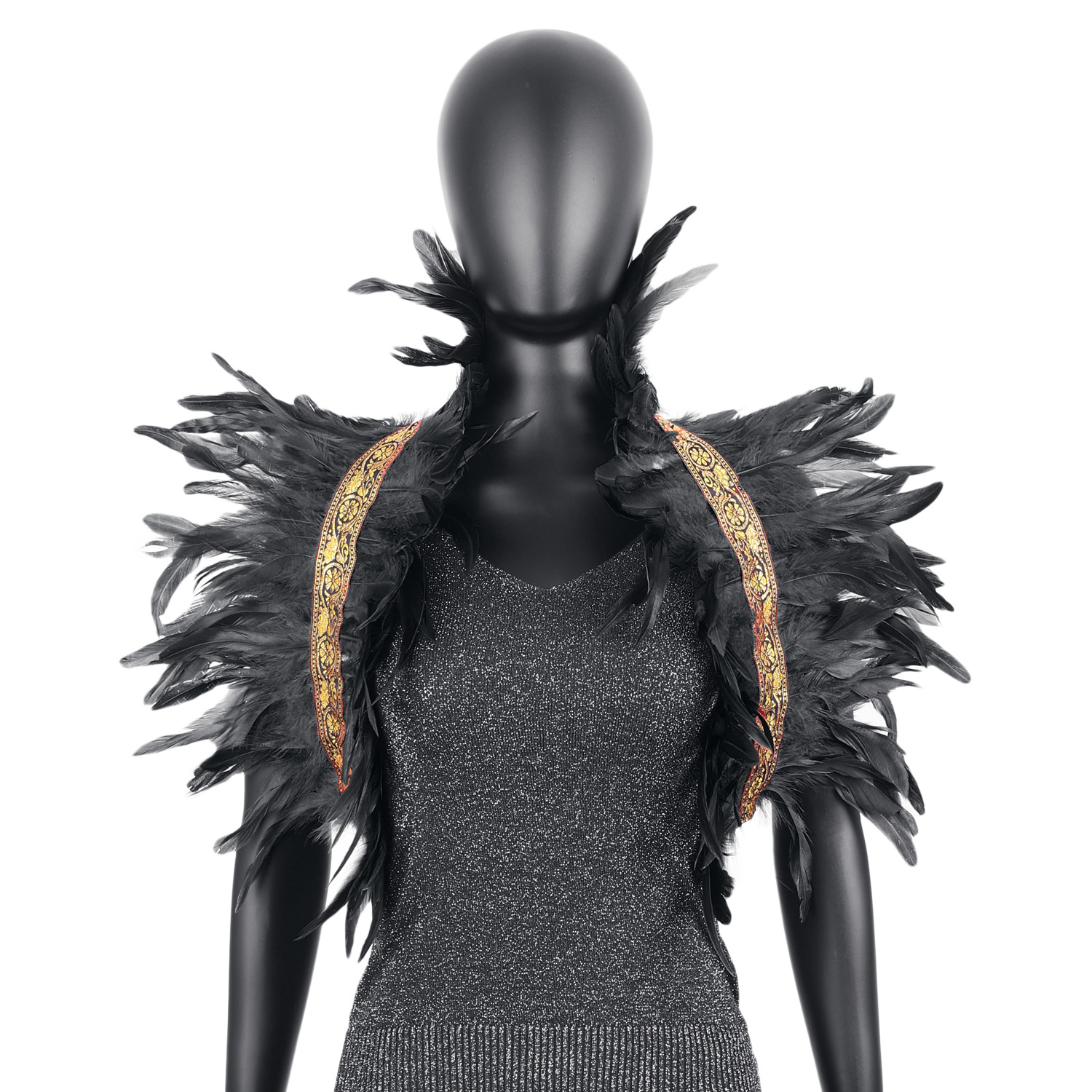 Directo DE FÁBRICA DE Amazon de suministro transfronterizo Festival bola del partido Chaleco de plumas mantón ropa del Cabo