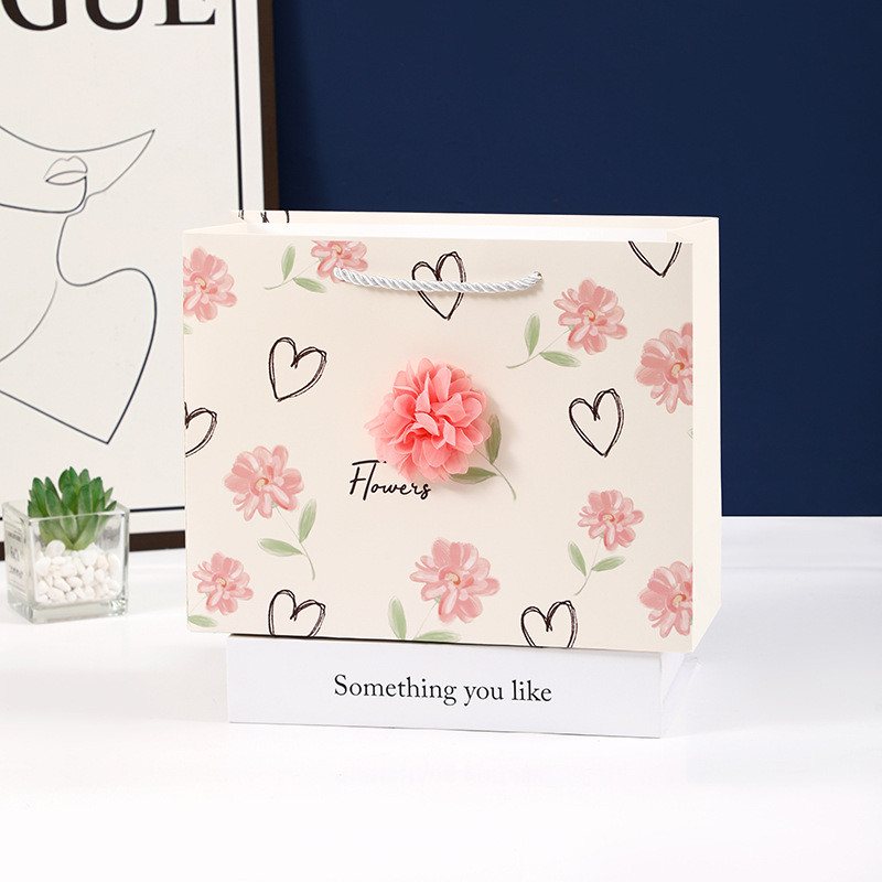 Bolsa de regalo 3D tridimensional de alta calidad, bolsas de papel de embalaje de regalo de cumpleaños, bolsas de papel de mano de alto valor de la diosa