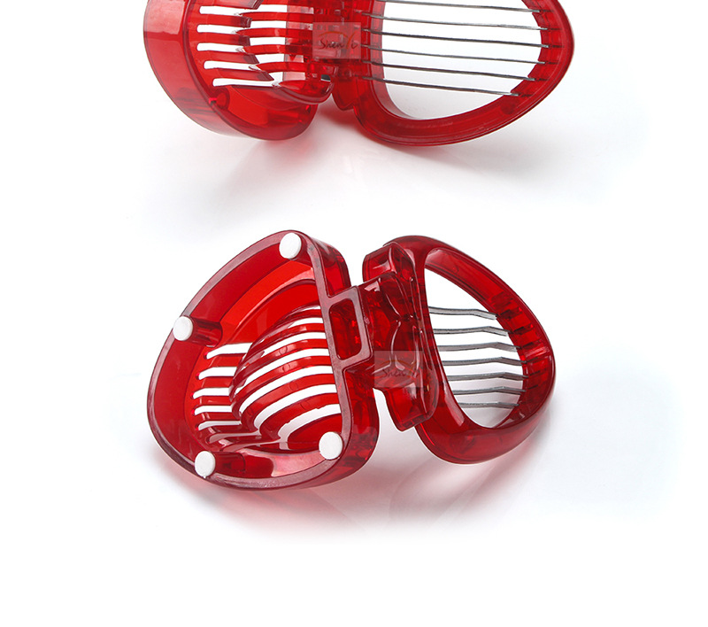 Stainless Steel Material Strawberry Pattern Cute Style Cute Strawberry Stainless Steel Fruit Cutter