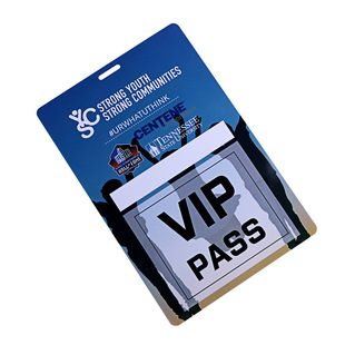 127x 76.2MM(5x 3 inches) large size non-standard card badge custom exhibition badge wholesale