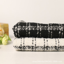 经典黑白两色系列 粗纺毛呢 秋冬大衣外套半身裙西装等布料现货