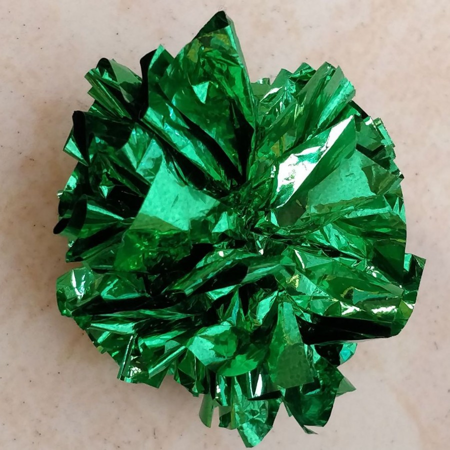 透明白色丝带宠物球响纸宝石蓝色拉丝亮纸切丝亚金亚银色响纸