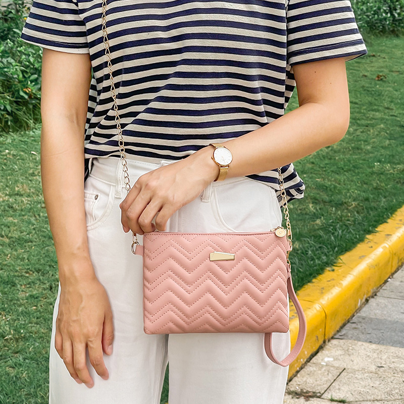 Demi-season fashionable small clutch bag
