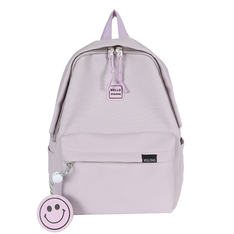 bf variado estilo coreano dulce estilo universitario mochila pequeña mochila de estudiantes fresca y encantadora Mochila de color sólido de la escuela de la niña Mori
