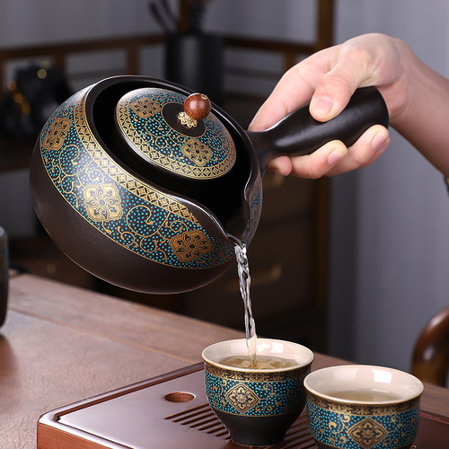 Hao Feng Steam Tea Cooker, Tea Pot Set, Home Automatic Tea Maker, Ceramic Electric Stove, X