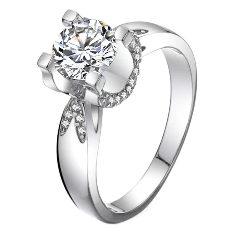 Moissanite corte 3 quilates de cola de milano cabeza de toro europeo y americano transfronterizo Venta caliente D color GRA diamante cinturón certificado con tarjeta negra