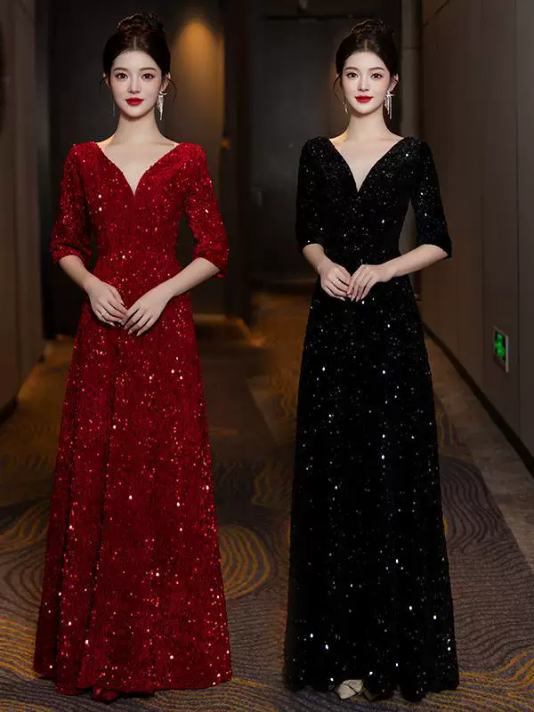 Костюм, пианино, элитные ногти- sequins, облегающее вечернее платье