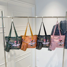 2025秋季时尚新款卡通手提托特女包潮流大容量菜篮子包单肩包包