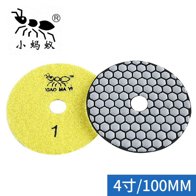 Pequeña hormiga mármol seco molienda pieza granito piedra pulido azulejo biselado recorte artefacto amoladora angular pieza de molienda