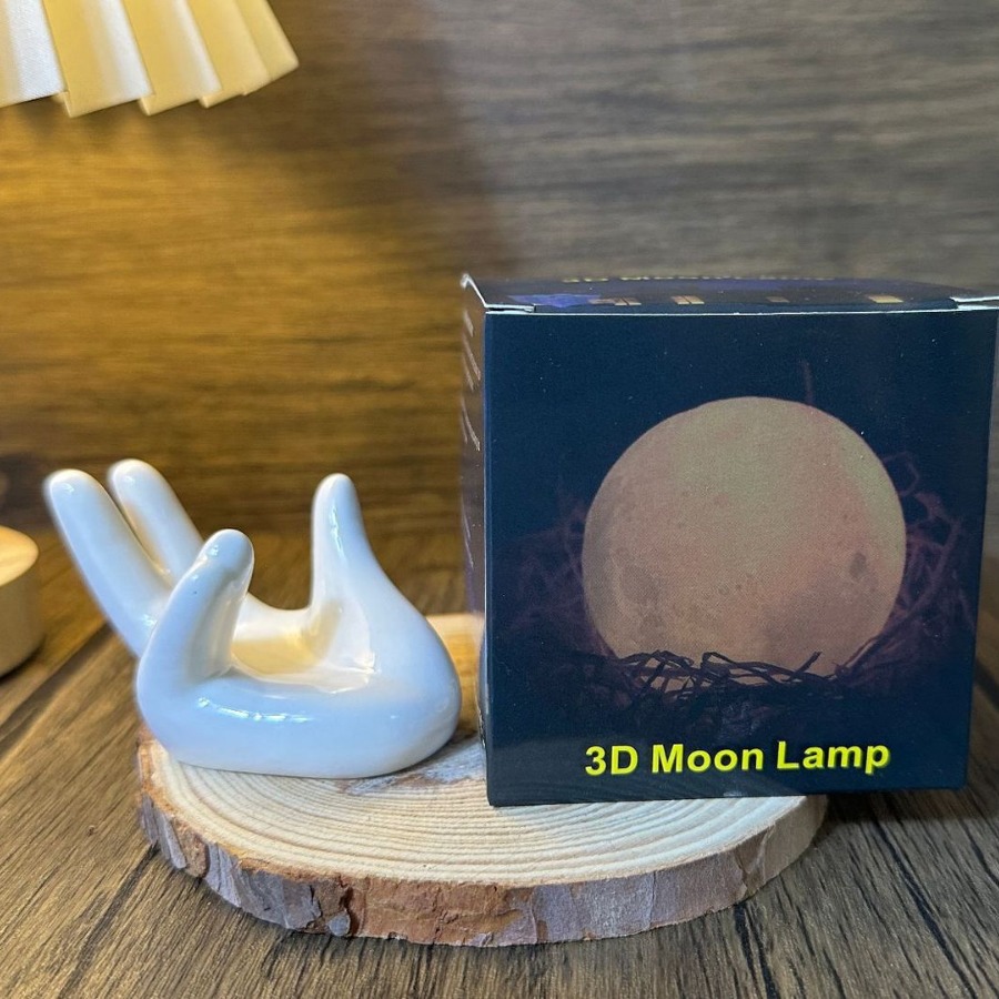 Impresión 3D transfronteriza de PVC Lámpara de luna Lámpara de luna Lámpara de noche Lámpara de regalo Cumpleaños Día de San Valentín Creativo