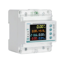 外贸跨境现货单相4P涂鸦WiFi MCB彩屏智能断路器双向计量失流漏电