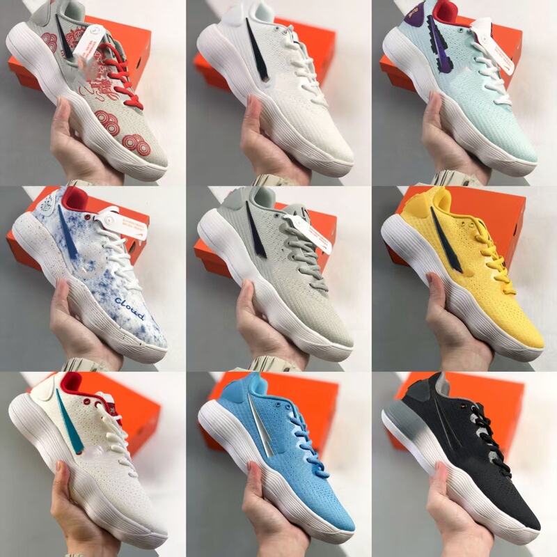 Putian Shoes Hyperdunk Hd2017 Men's and Women's Full-Length Air Cushion React Cushioning Mesh Practical Basketball Shoes