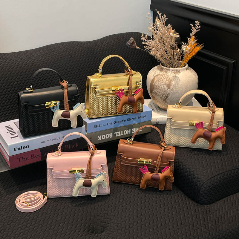 Sentido diario retro bolsos portátiles Kylie bolsos de moda transfronterizos nuevos empalmes de color contraste bolsos de hombro