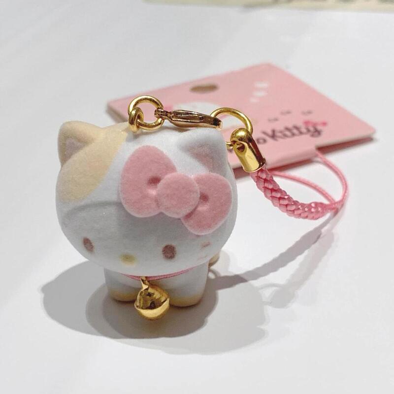 サンリオ 植毛猫人形 キティメロディー クロミ シナモンドッグ パチャドッグ ベルペンダント スクールバッグ|undefined
