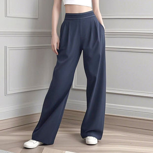 New Sun Protection Yoga Pants for Women, Sports Casual Straight Pants, High-Waisted Cool Wide-Leg Pants, Sports Fitness Loose Pants