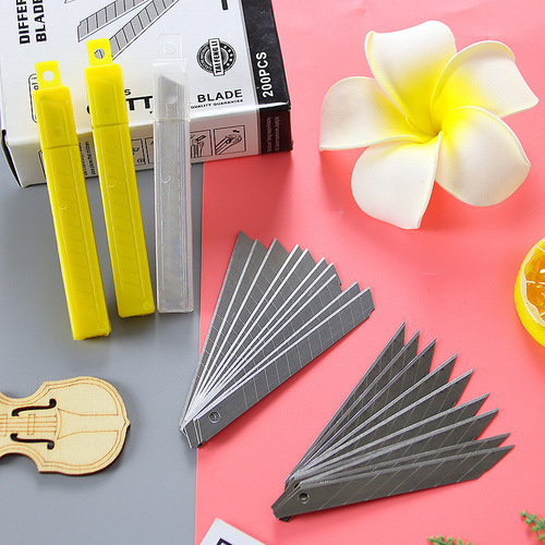 Small stainless steel utility knife blade metal paper knife multi-blade replacement small blade utility knife refill wholesale